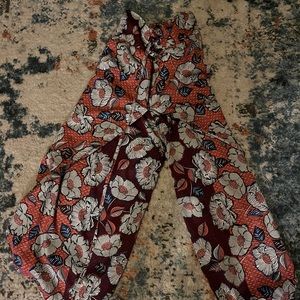 Lightweight Floral Flowy Pants